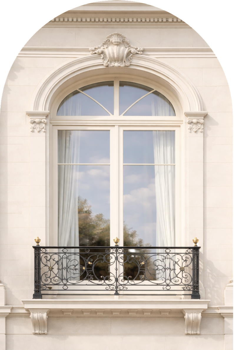 Fenêtre blanche classique